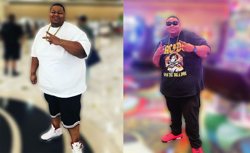Jamal Mixon's weight loss before and after